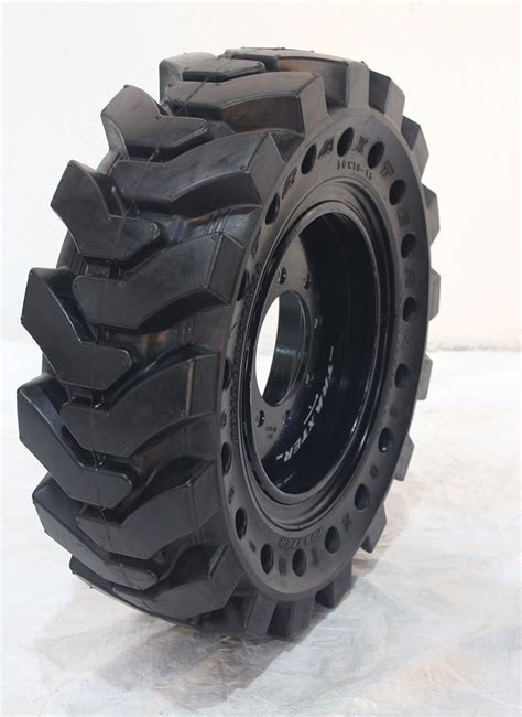 skid steer tires flat-proof|solid cushion skid steer tires.